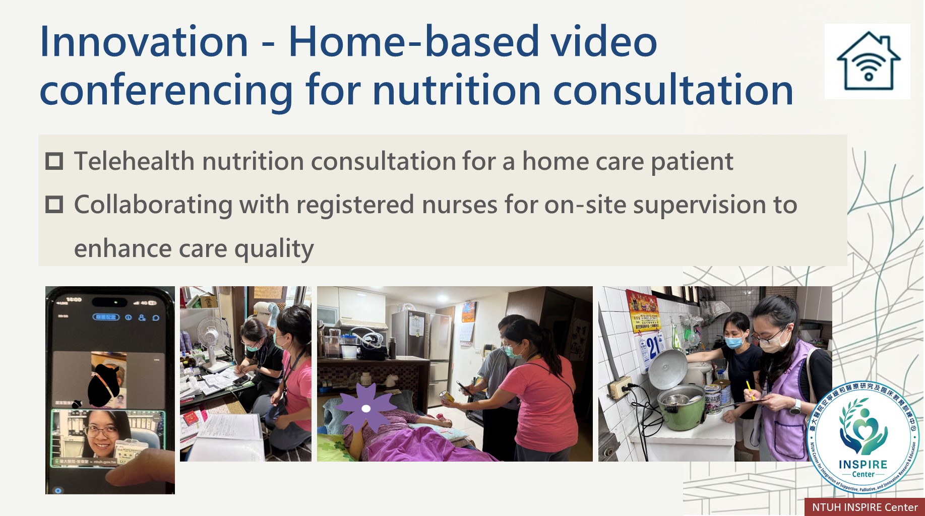 Innovation - Home-based video conferencing for nutrition consultation