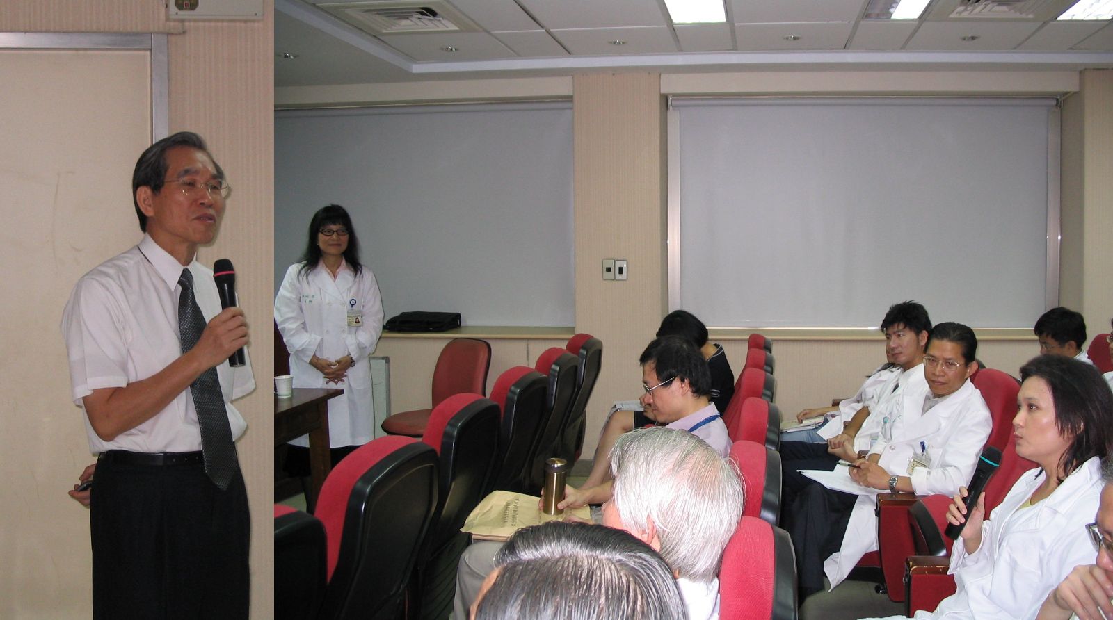 Former Superintendent Professor Chen visits Psychiatric Department for mutual communication