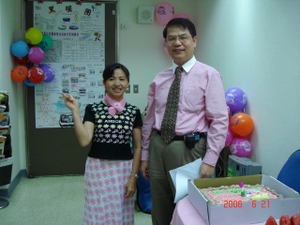 本室95年第二季慶生會 〈pink color day〉