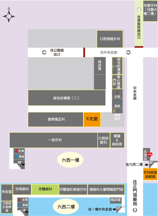 牙髓病科地圖