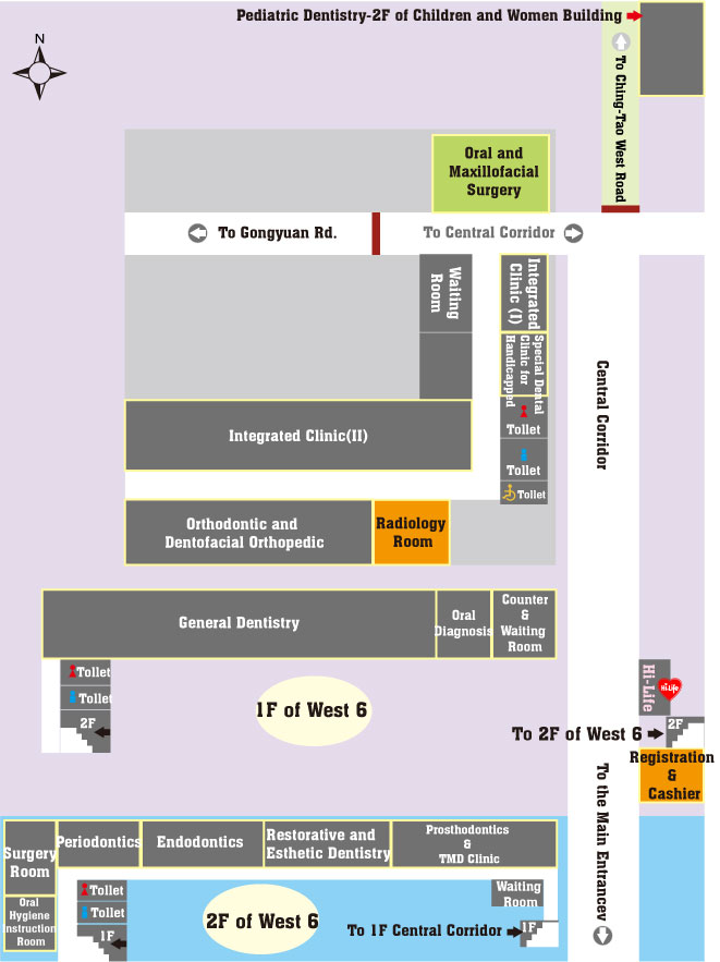 Oral and Maxillofacial Surgery map