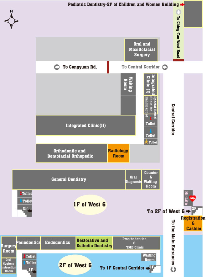 Restorative and Esthetic Dentistry map