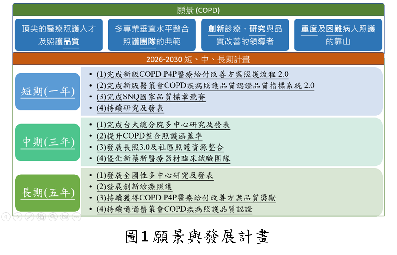 慢性阻塞性肺病照護團隊願景與發展計畫
