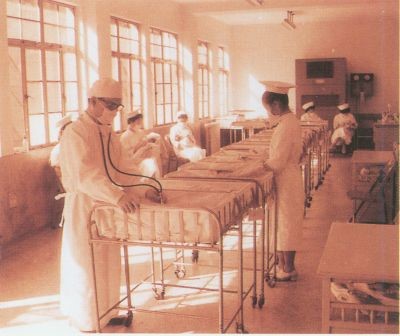 1961年嬰兒室工作情形與設備
